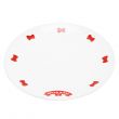 Hello Kitty White Plate With Red Ribbon Design, Large, White