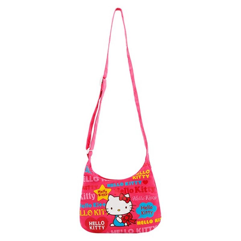 Hello Kitty Shoulder Bag, Travel Bag, Accessories Bag, Pink