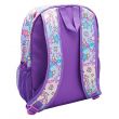 Hello Kitty Insulated Backpack, School Bag, Multicolour Texture, Purple