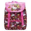 Hello Kitty Printed Buckle Closure Backpack, School Bag, Textured, Pink