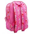  Hello Kitty Froral Printed Zip Closure Backpack, School Bag, Pink