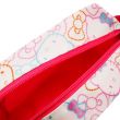 Hello Kitty Printed Zip Closure Pen Pouch, Travel Pouch, Pencil Case, White