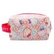 Hello Kitty Printed Zip Closure Pen Pouch, Travel Pouch, Pencil Case, White