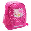  Hello Kitty Petite Backpack, School Bag, Printed Heart Texture, Pink