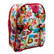 Hello Kitty Printed Backpack, School Bag, Printed Animals Texture, Multicolour