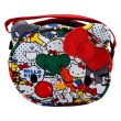 Hello Kitty Zip Clouser Printed Shoulder Bag, Travel Bag, Accessories Bag, Multilogo, Red