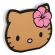 Hello Kitty Stickers & Sticky Memo, Brown, (50 Sheets)
