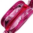 Hello Kitty Heart Shape Zip Closure Shoulder Bag, Travel Bag, Glowing, Pink