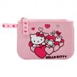 Hello Kitty Heart Printed Zip Colsure Coin Purse, Pink