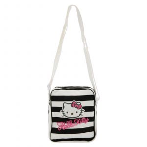 Hello Kitty Spangle Shoulder Bag, Travel bag, Accessories Bag, White