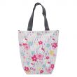 Hello Kitty Travel Flower Printed, Floral Mini Tote Bag, Small, White