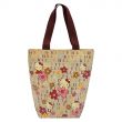 Hello Kitty Travel Flower Printed, Floral Mini Tote Bag, Small, Beige