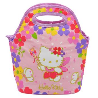 Hello Kitty Floral Printed Fairy KT Insulated Lunch Bag, Pink