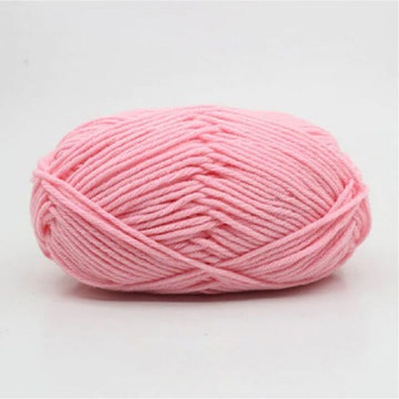 Knitting Yarn Crochet 25g Pink