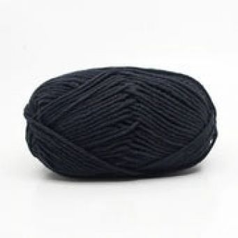 Knitting Yarn Crochet 25g Black