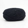 Knitting Yarn Crochet 50g Black Milk Cotton