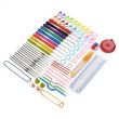 Crochet Yarn Knitting kit with Needles Hook Set -72 pieces