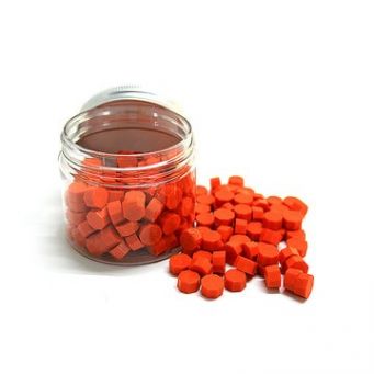 Sealing Wax Bottle 180 Beads Orange