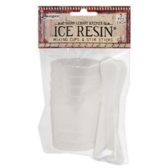 ICE Resin&reg; Mixing Cups & Stir Sticks, 5pcs each
