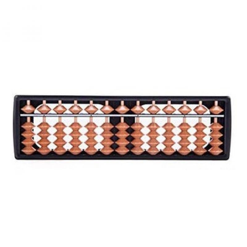 Abacus Digits Number Puzzle Mathematics 13 Rods for study