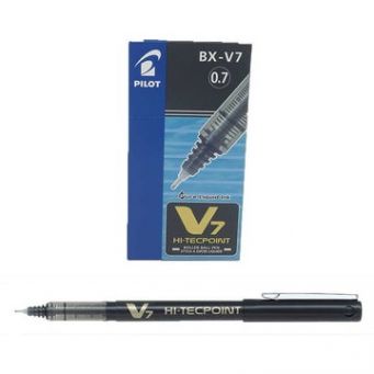 Pilot V7Hi-Tech Bx-V7 12pcs - Black