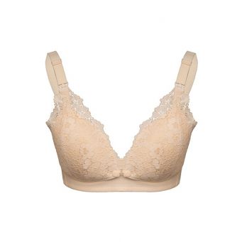 Okus - Pretty Lace Nursing Bra Nude 36