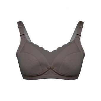 Okus - Comfy Cotton Seamless Nursing Bra Coffee 40