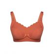 Okus - Comfy Cotton Seamless Nursing Bra Orange 38