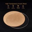 Round clear acrylic sheet 20cm - 2pcs