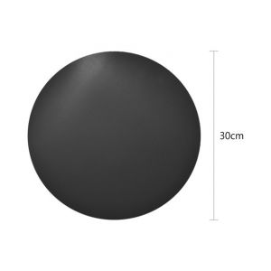 Black Acrylic Round 30 Cm