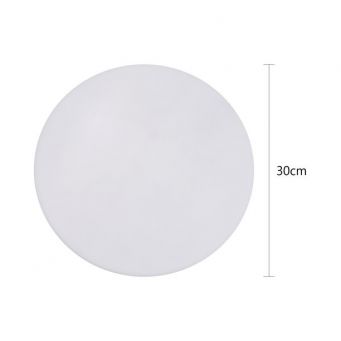 White Acrylic Round 30 Cm