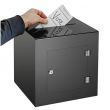 Acrylic Ballot Black Box 30 X 30 X 30 cms