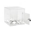 Acrylic Ballot Clear Box 30 X 30 X 30 cms