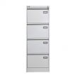 Gray Rexel Filing 4 Drawer office file cabinets with locks