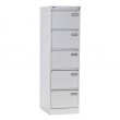 Gray Rexel 5 Drawer office Filing cabinets with locks