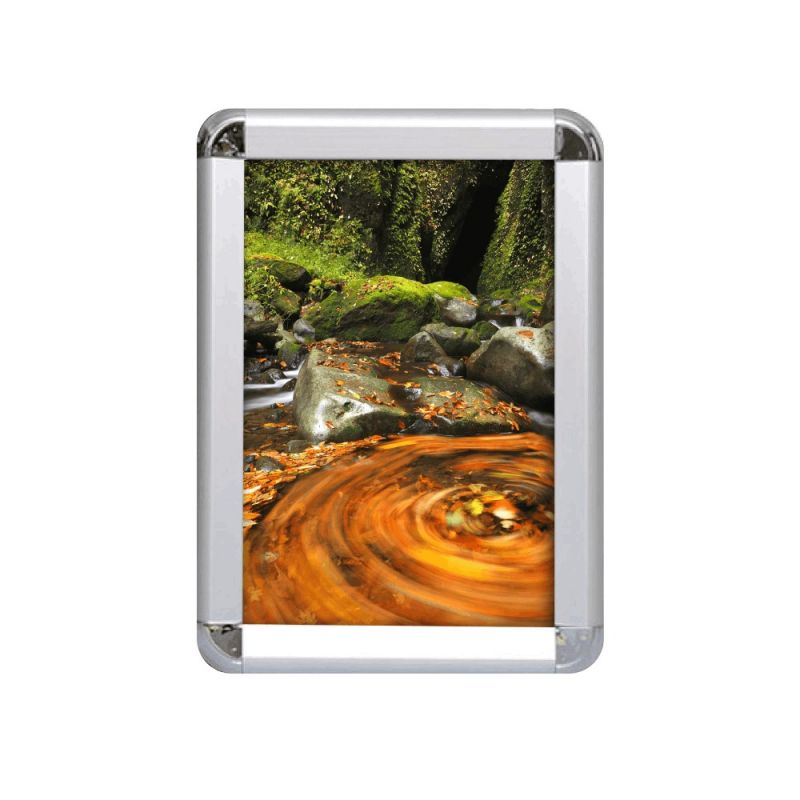 A4 Solid Display Aluminum Poster Frame Wall Mounting Sleek Snap Frame