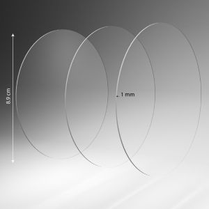30 Pieces Clear Acrylic Circles 1mm (3.5 inch or 8.89cm) Acrylic Plastic Disc Transparent Round