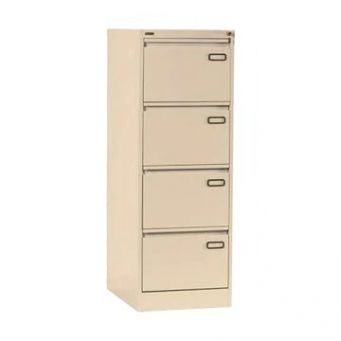 Beige Rexel Filing 4 Drawer office file cabinets with locks
