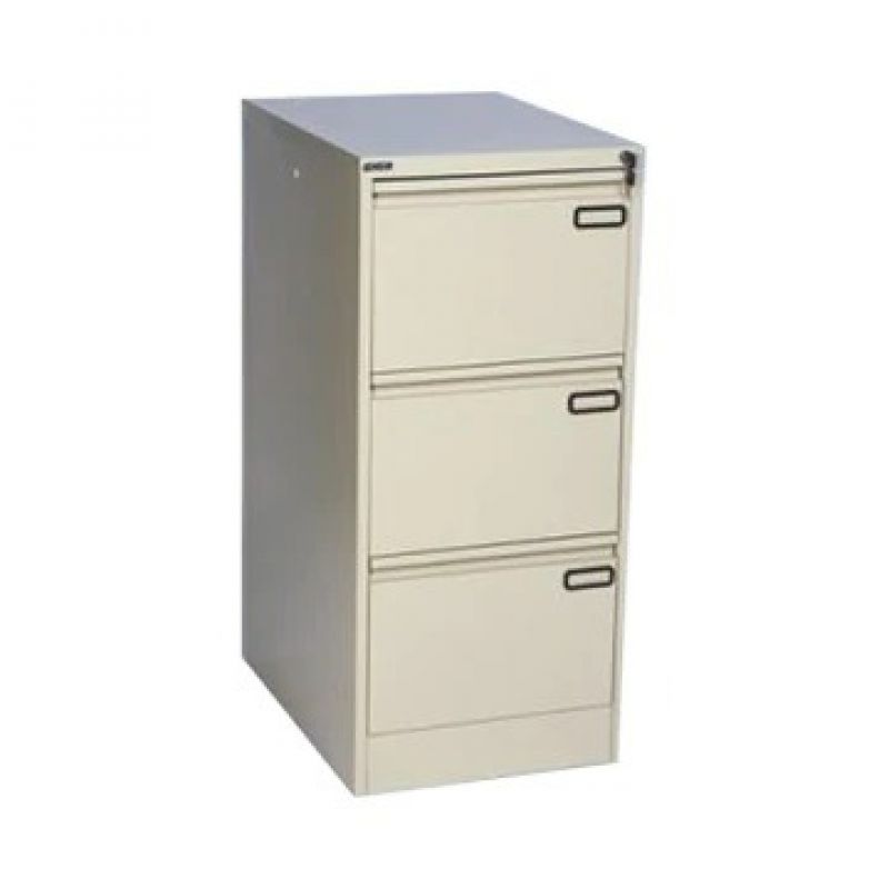 Beige Rexel Filing 3 Drawer Office File Cabinets With Locks