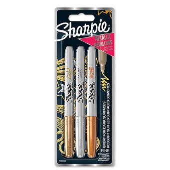 Sharpie P.Marker Metallic Color Bls 3col