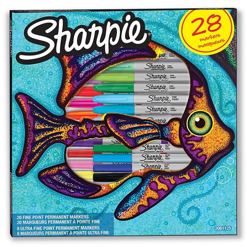 Buy Sharpie fish pack marker pen 28 color online