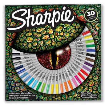 Sharpie P.Marker Lizard Pac 30cols