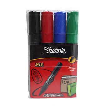 Sharpie P.Marker Bullet Pac 4col