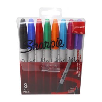 Sharpie P.Marker Fine Bls 8col