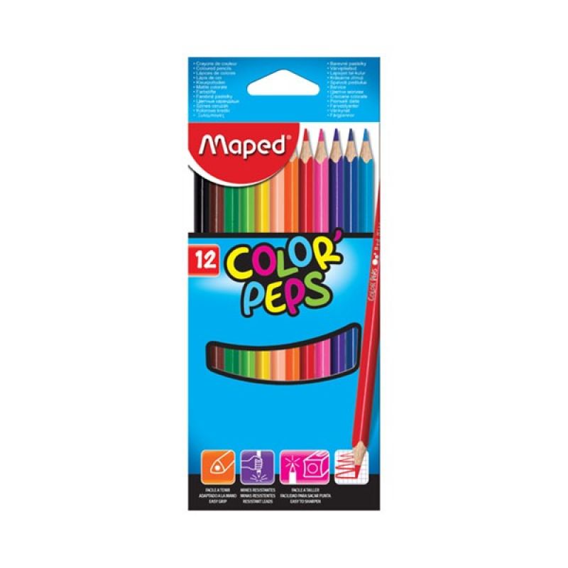 Maped Color Peps Pencils 12Col Set