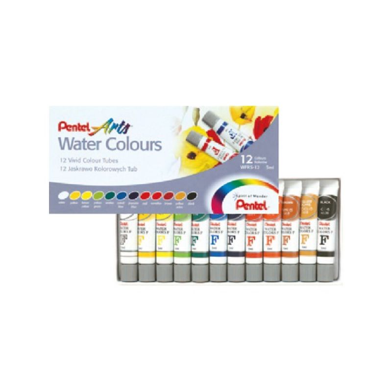 Pentel Water Colour Set - 12 Colors