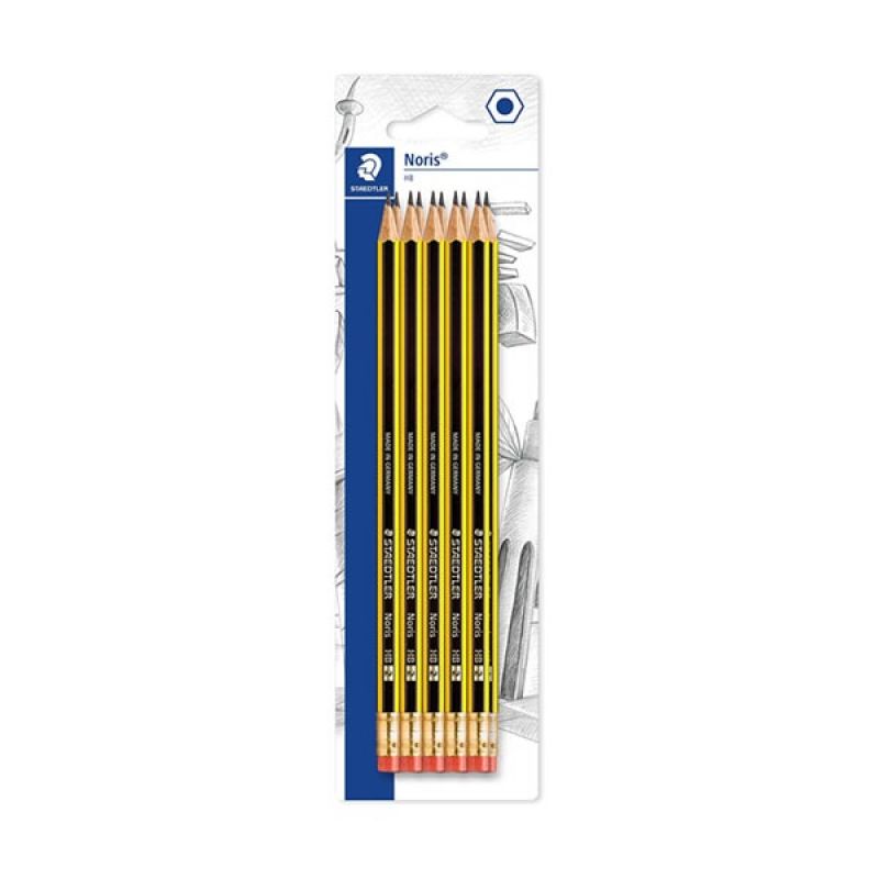 Staedtler Noris Pencil With Rubber Tip, Bls=10p