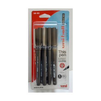 Uni - Ball Micro Deluxe Roller Pen 8pcs