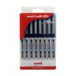 Uni-Ball EYE Roller Pen 1 Pack 8pcs Blue