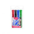 Maped Permanent Marker Chisel Asstd.Pac 4 Color